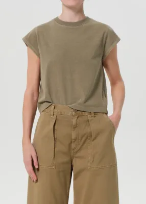 BRYCE CAP SLEEVE TEE