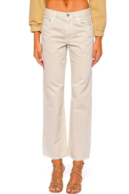 Lindz Low Rise Easy Straight Twill Jean