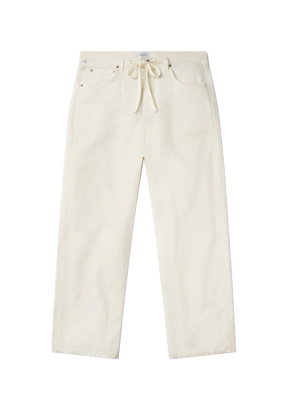 BRYNN DRAWSTRING LINEN TROUSERS