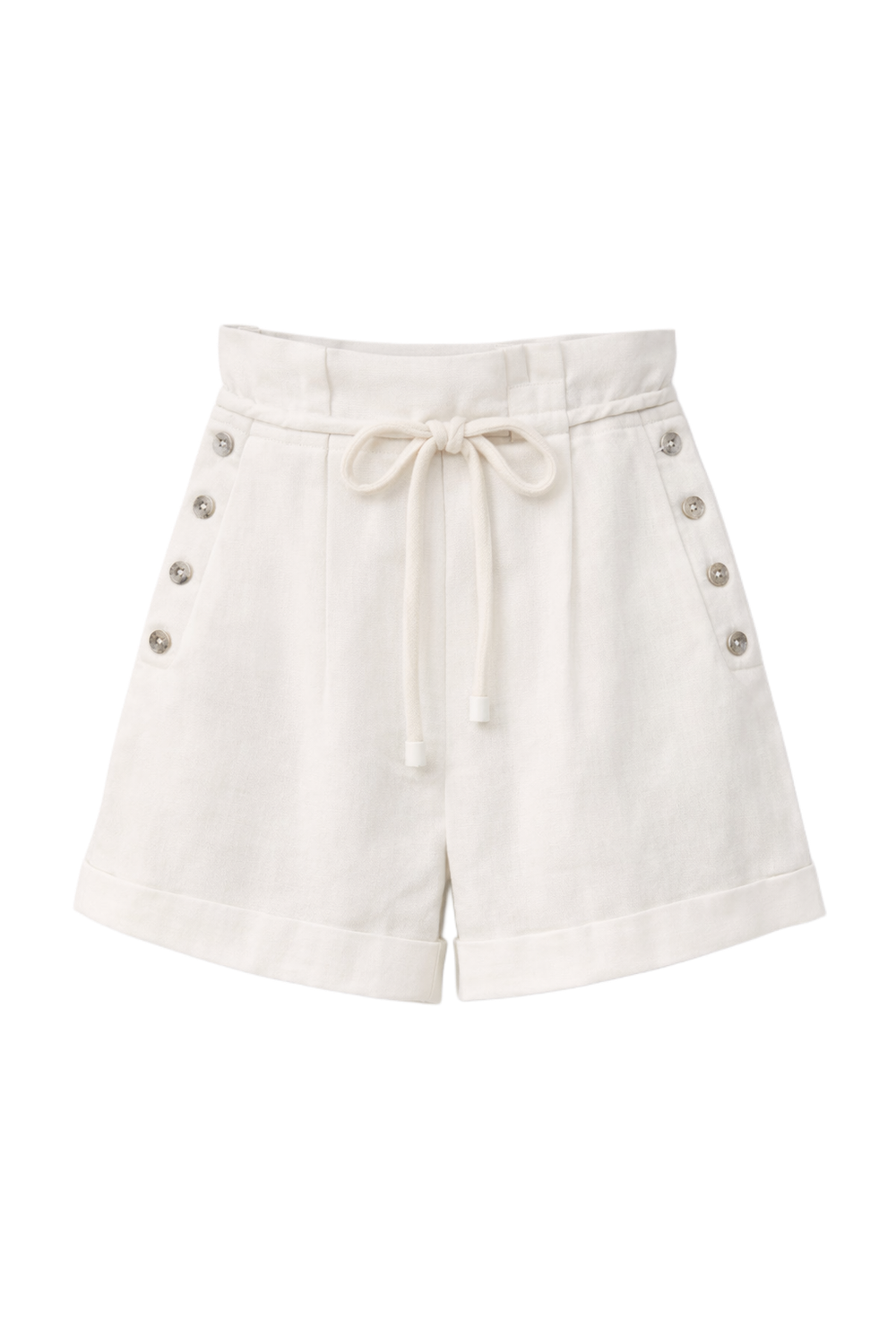 OFF WHITE WAVY POCKETS SHORTS