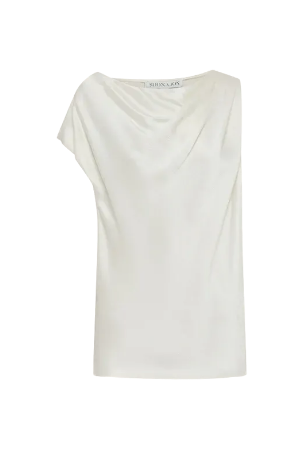 DRAPED TOP VANILLA