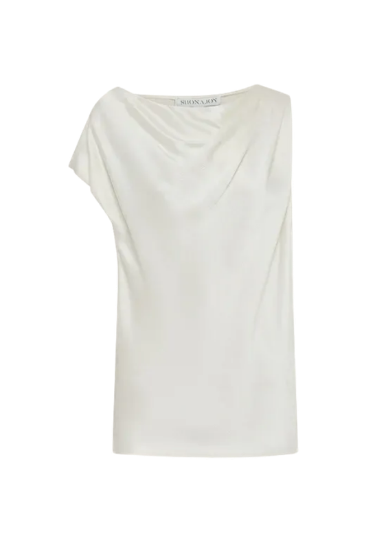 DRAPED TOP VANILLA