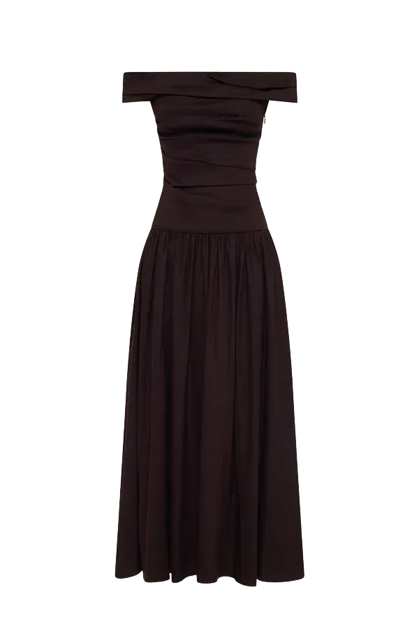 OFF SHOULDER MAXI DRESS