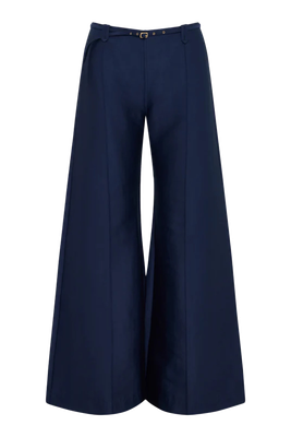 WIDE LEG BELTED PANT