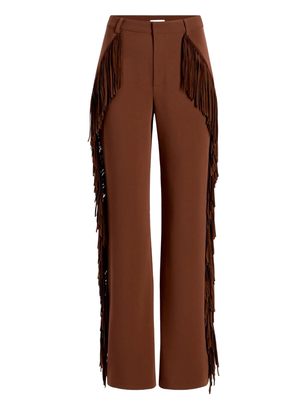 SUEDE FRINGE KEO PANT