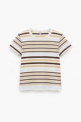 THE SLUB STRIPED TEE
