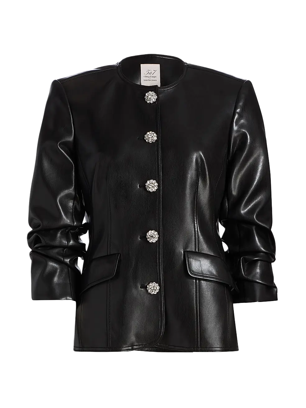 VEGAN LEATHER SCRUNCHED CHRIS