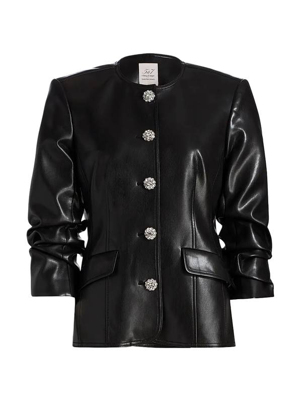 VEGAN LEATHER SCRUNCHED CHRIS