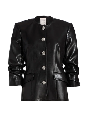 VEGAN LEATHER SCRUNCHED CHRIS