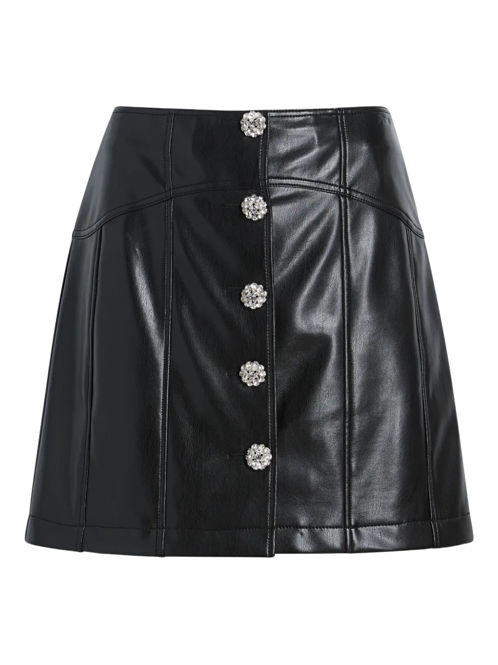 VEGAN LEATHER CLAUDIA SKIRT