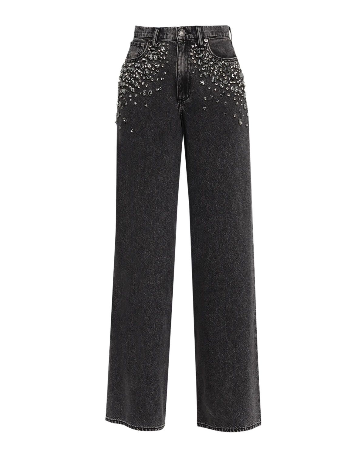 SOFIE HIGH RISE FULL WIDE LEG JEANS IN JEWEL
