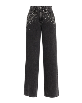 SOFIE HIGH RISE FULL WIDE LEG JEANS IN JEWEL