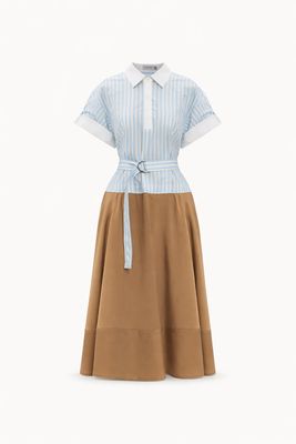 MYLO MIDI COMBO SHIRT DRESS