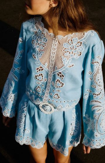 ROMANTIC RICHELIEU BLOUSE