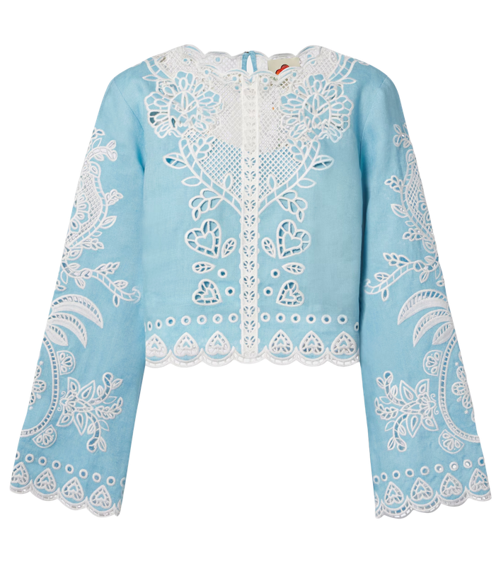 ROMANTIC RICHELIEU BLOUSE