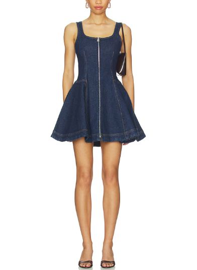 ELEODRA DENIM MINI DRESS
