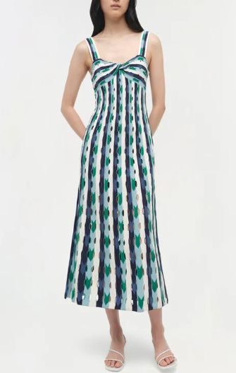 CHRISTINA KNIT MIDI DRESS