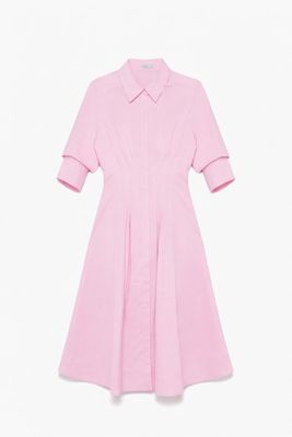 JAZZ PINTUCK MIDI DRESS