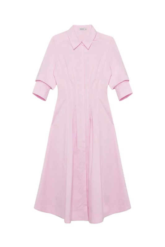 JAZZ PINTUCK MIDI DRESS