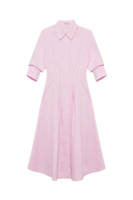 JAZZ PINTUCK MIDI DRESS