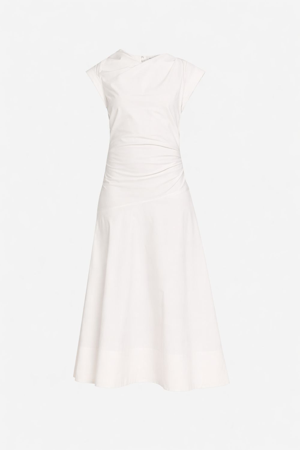 LISETTE COTTON POPLIN MIDI DRESS