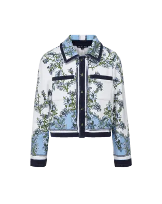 NOVELLE TERRY BUTTON DOWN SHIRT