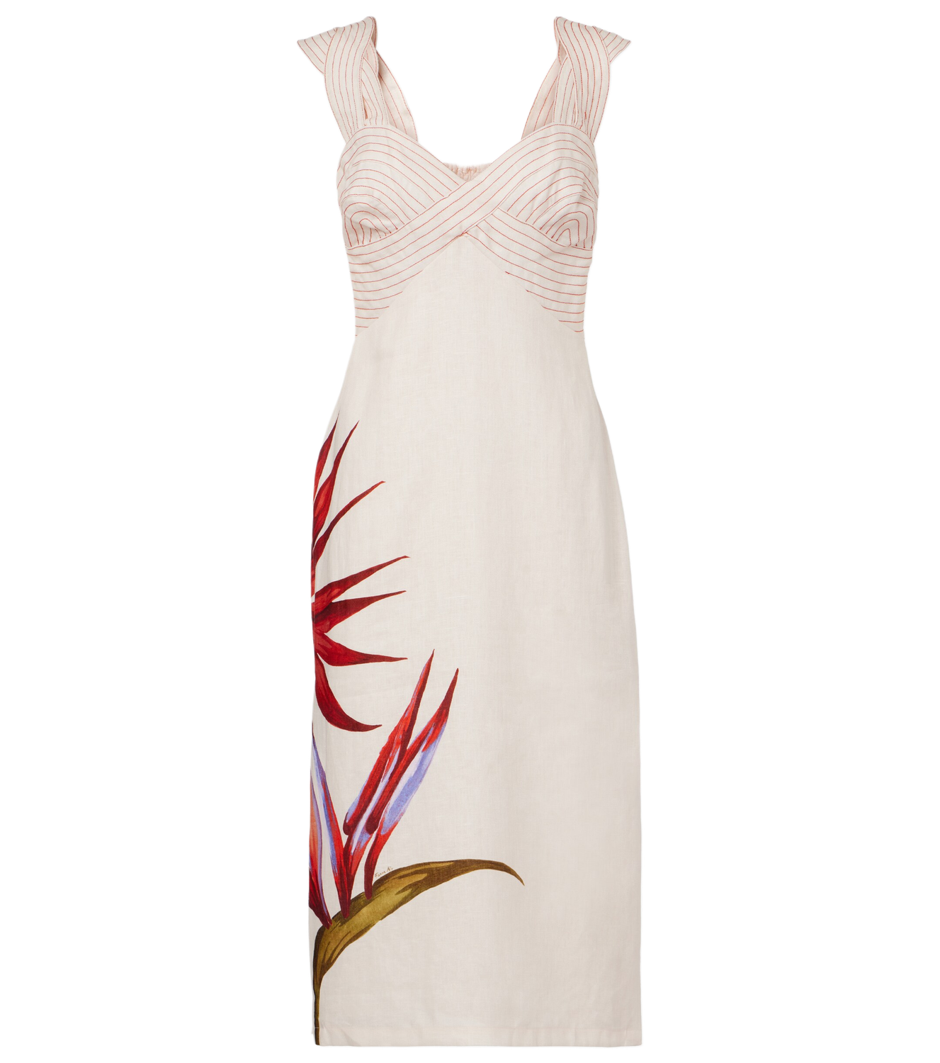 STRELITZIA SAND MIDI DRESS