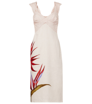 STRELITZIA SAND MIDI DRESS