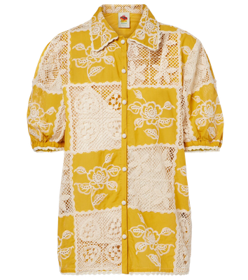 LACE SHORT SLEEVE SHIRT