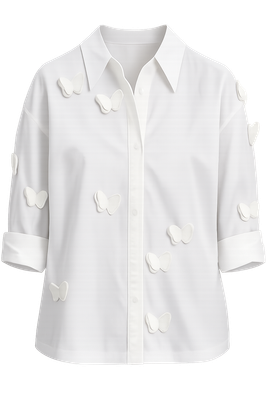 OFF WHITE BUTTERFLIES BLOUSE