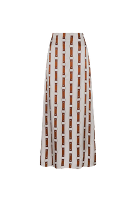 CARLOTA SATIN SILK MAXI SKIRT