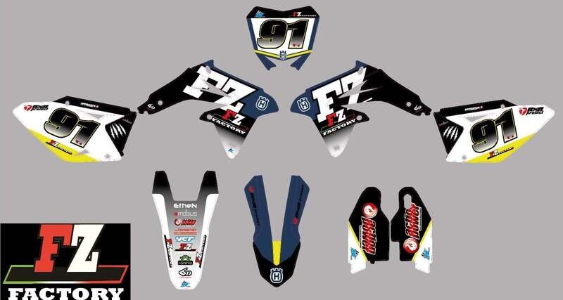 GRAFICA MOTO DISPONIBILE PER MOTOCROSS, ENDURO E SUPER ENDURO