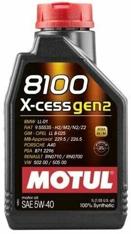 MOTUL 8100 X-CESS GEN2 5W-40 1LT