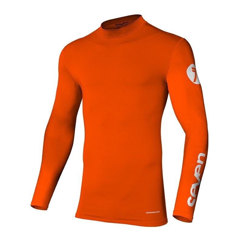 MAGLIA SEVEN MX ZERO COMPRESSION ARANCIO FLUO