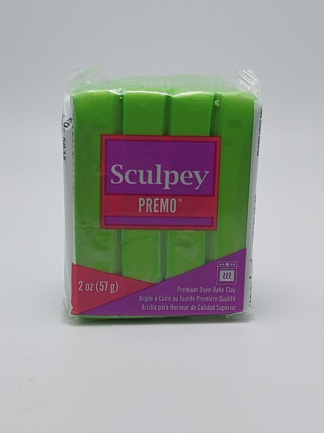 Sculpey premo Bright green pearl