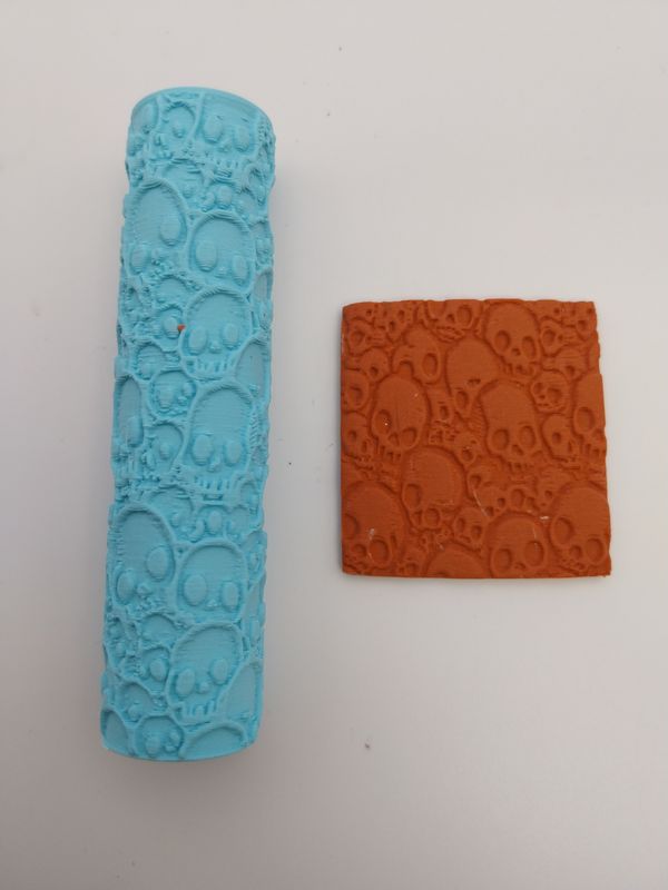 Textuurroller doodshoofd