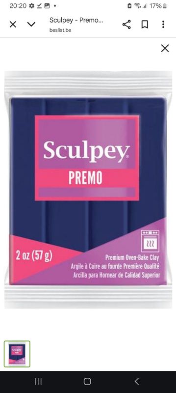 Sculpey premo Navy blue
