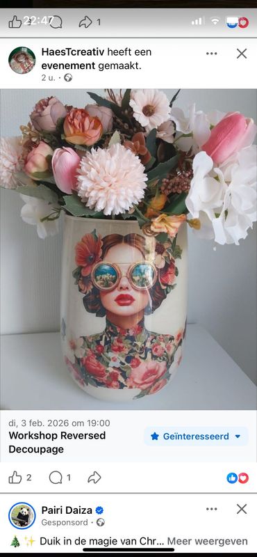 Reversed decoupage Vrijdag 27 maart 19u