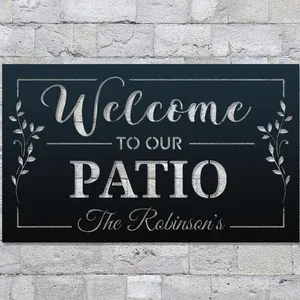 Patio Signage