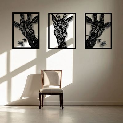 Funky Giraffe Set of 3