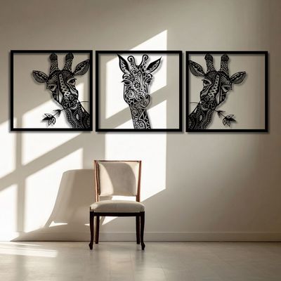 Funky Giraffe Set of 3