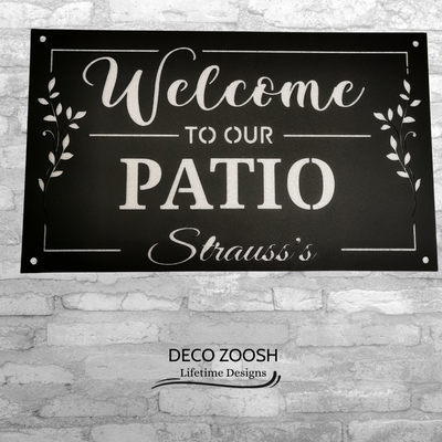 Patio Signage
