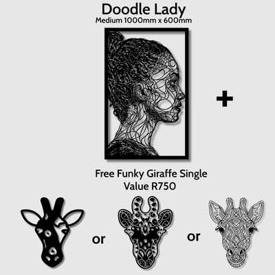 Medium Doodle Lady Combo
