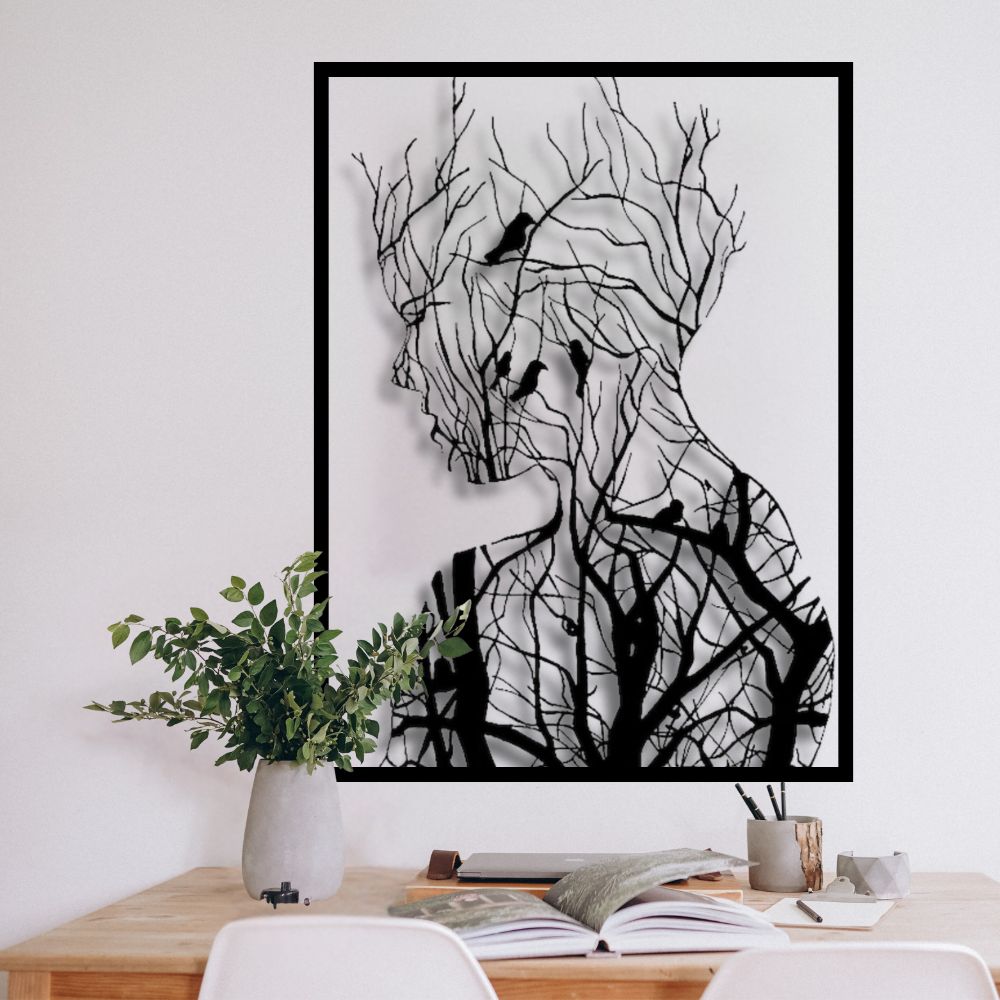 Tree Lady Birds Framed