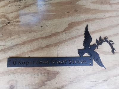 House Numbers Dove DZ12