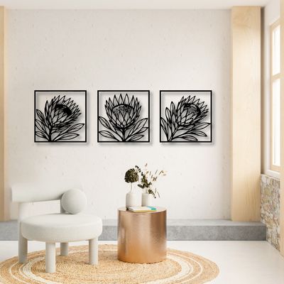 Protea Set of 3