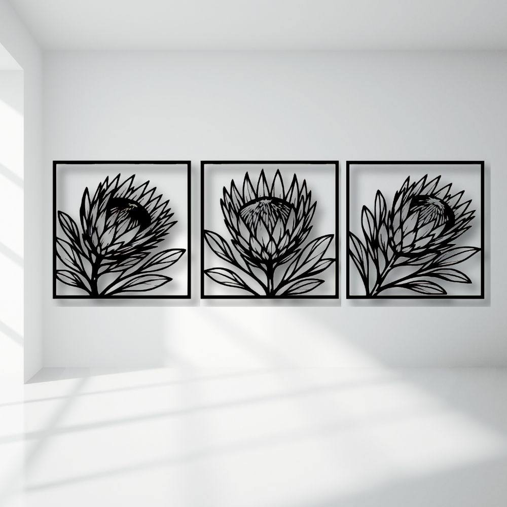 Protea Set of 3