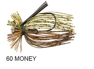 BOOYAH BAIT CO. JIG Serie, FINANCE JIG, Colore/Misura: 60 MONEY Misura 10,5&quot; gr. - #3/0