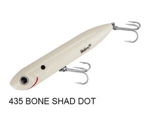 HEDDON Serie, CHUG &amp; SPOOK POPPER, Colore: 435 BONE SHAD DOT