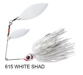 BOOYAH BAIT CO. SPINNERBAIT Serie, PIKEE, Colore/Misura: 615 WHITE SHAD Misura 14gr - #5/0